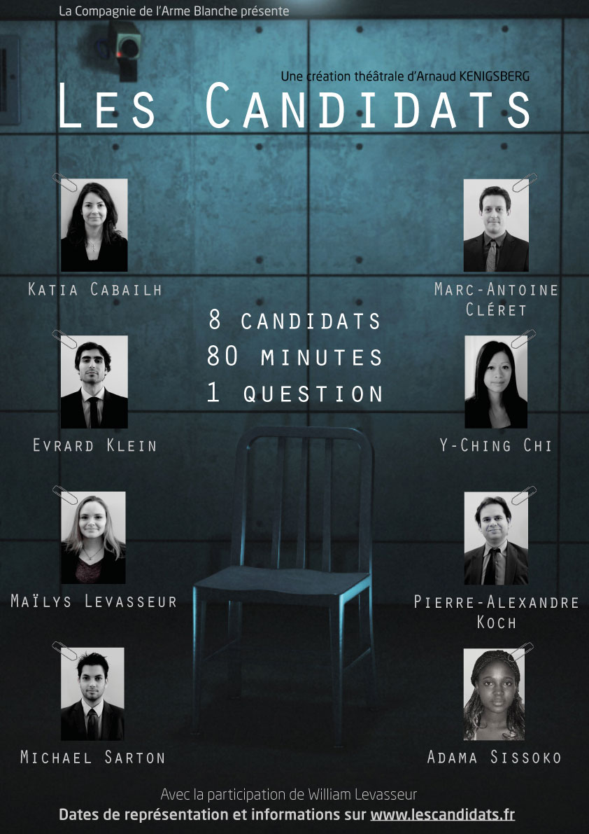 les candidats, la pièce